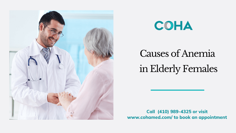 Causes of Anemia in Elderly Females